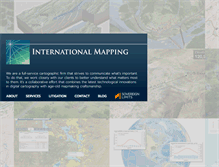 Tablet Screenshot of internationalmapping.com